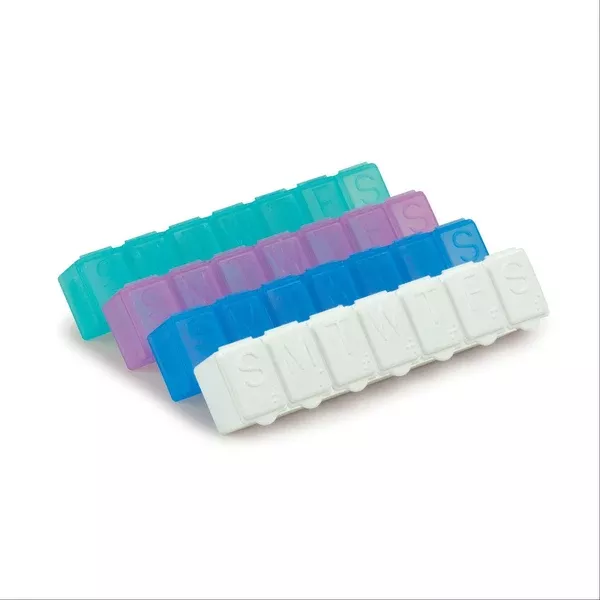 Extra Large 7-Day Pill Planner 7 Day Pill Monitor ,1 Each