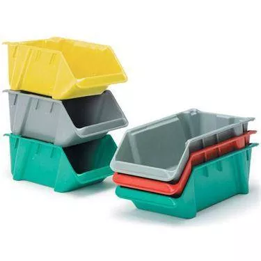 Extreme Temperature Nest-n-Stack Storage Bins 11.4"W x 18"D x 7.6"H ,1 Each