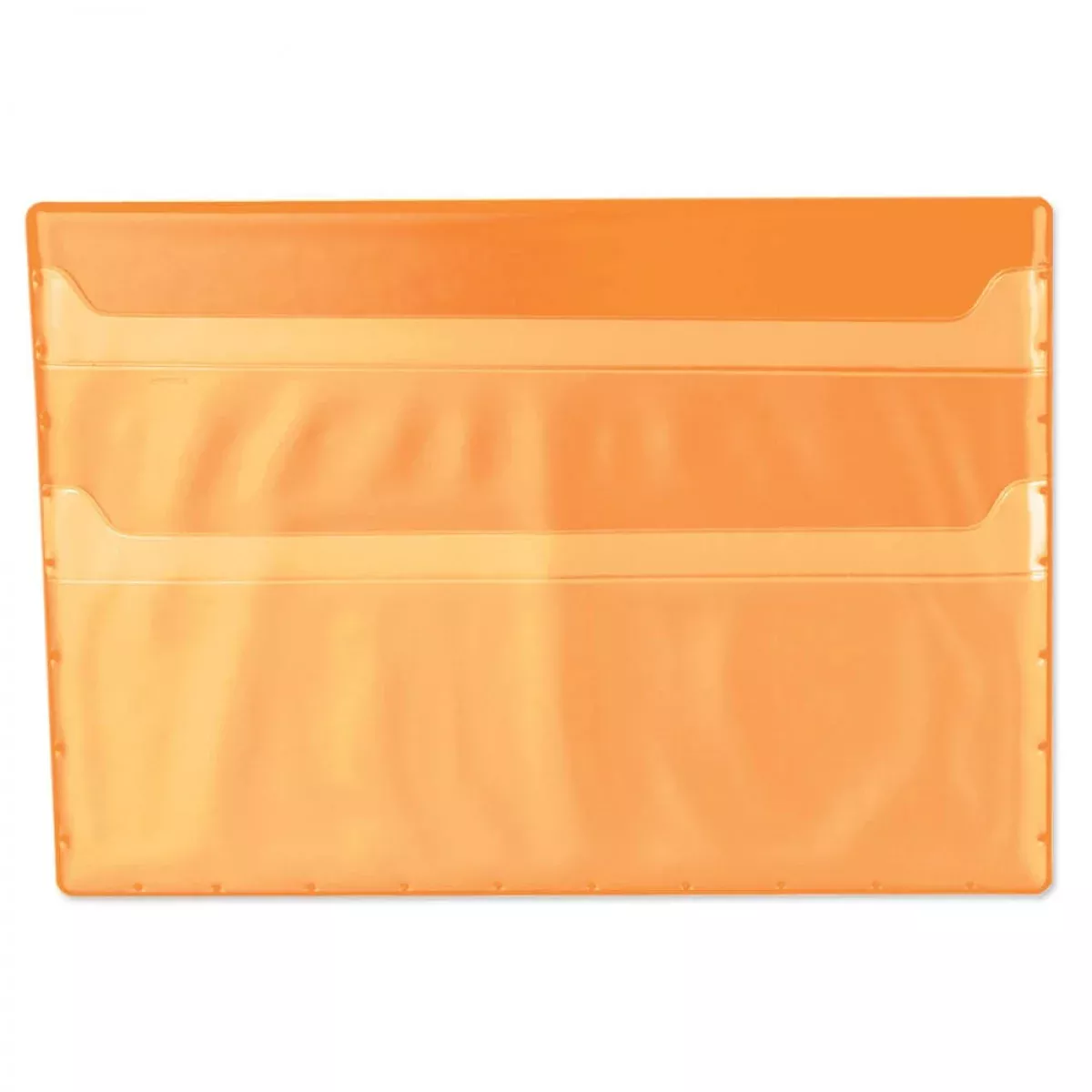 Filepro Transport Jacket With 60Pt. Chipboard Backing Insert 2 Pockets Orange 21-1/2"X14-3/4" - 10 Per Box