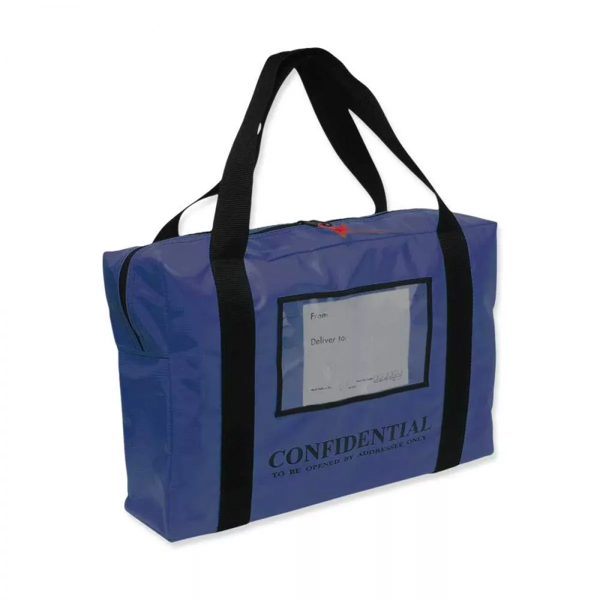 Film Carrier Confidential Accommodates X-Rays, With Handles 4" Expansion Nylon Zipper, Red, 22" X 17" - 5 Per Box