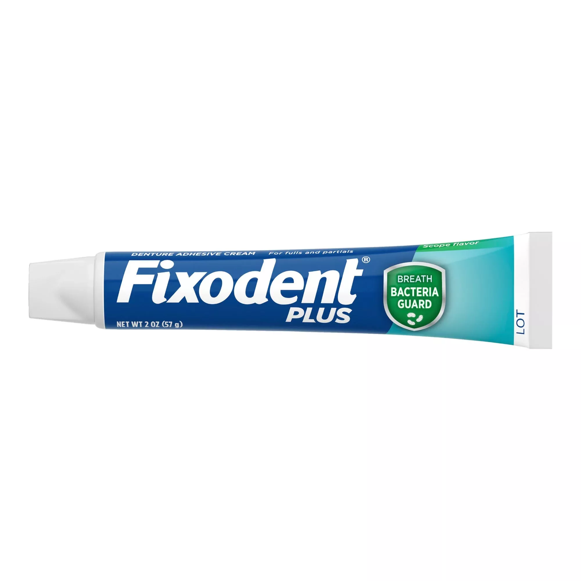 Fixodent Plus Denture Adhesive Cream Breath Bacteria Guard