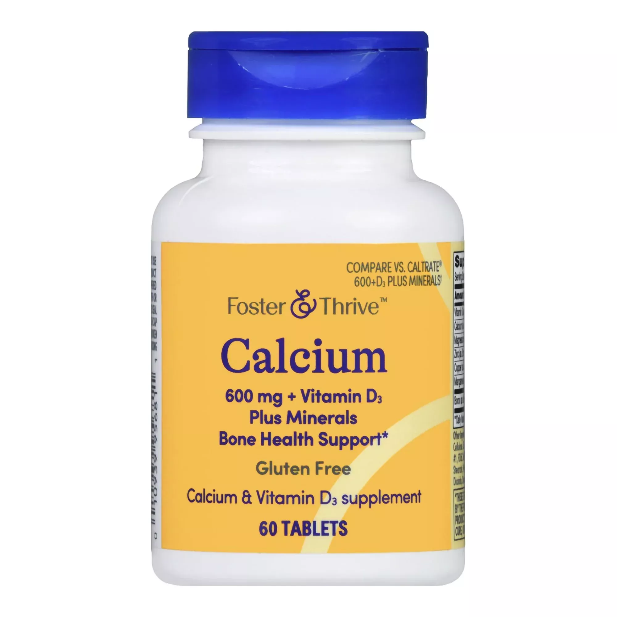 Foster & Thrive™ Calcium 600 mg + Vitamin D-3 Plus Minerals Tablets
