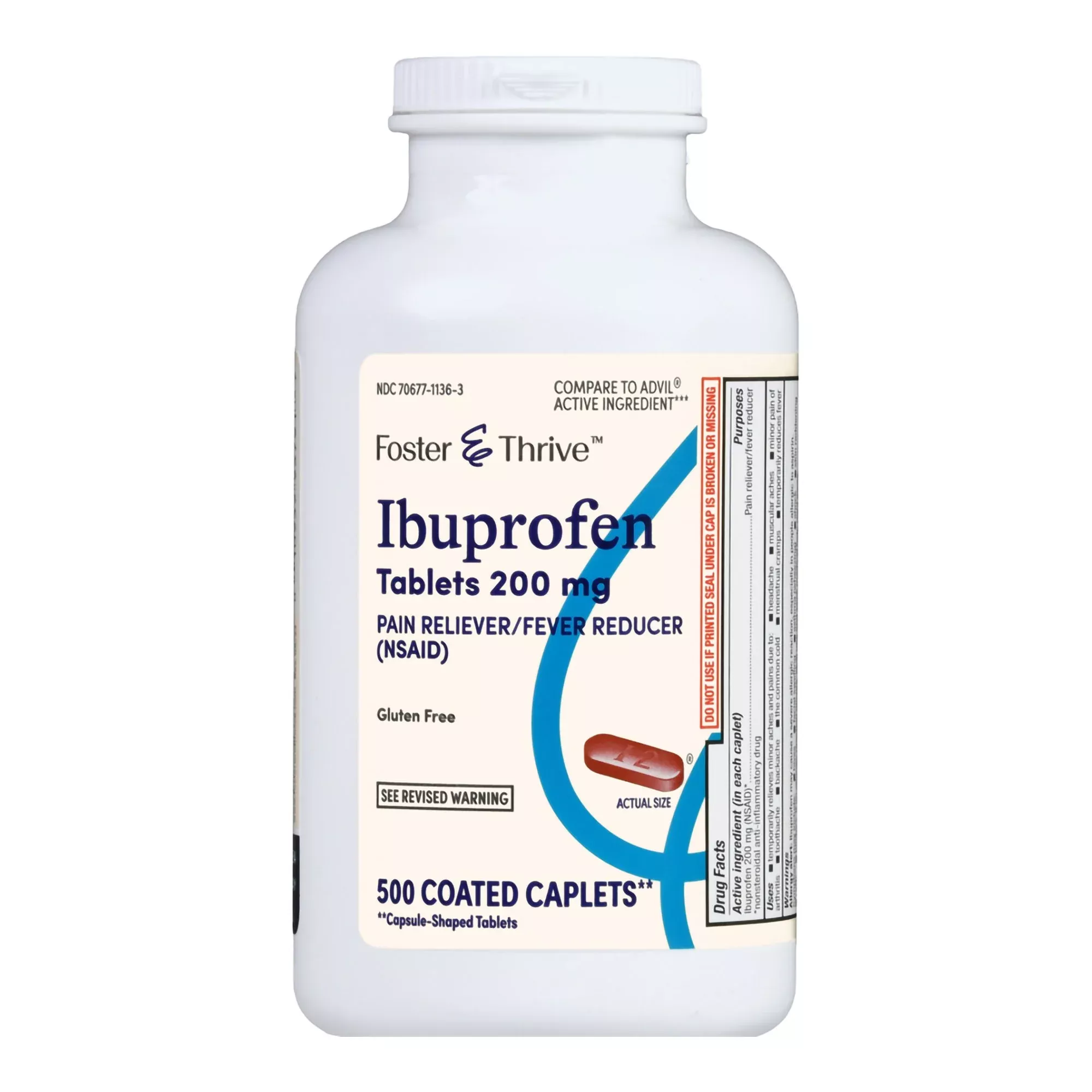 Foster & Thrive™ Ibuprofen 200 mg Coated Caplets