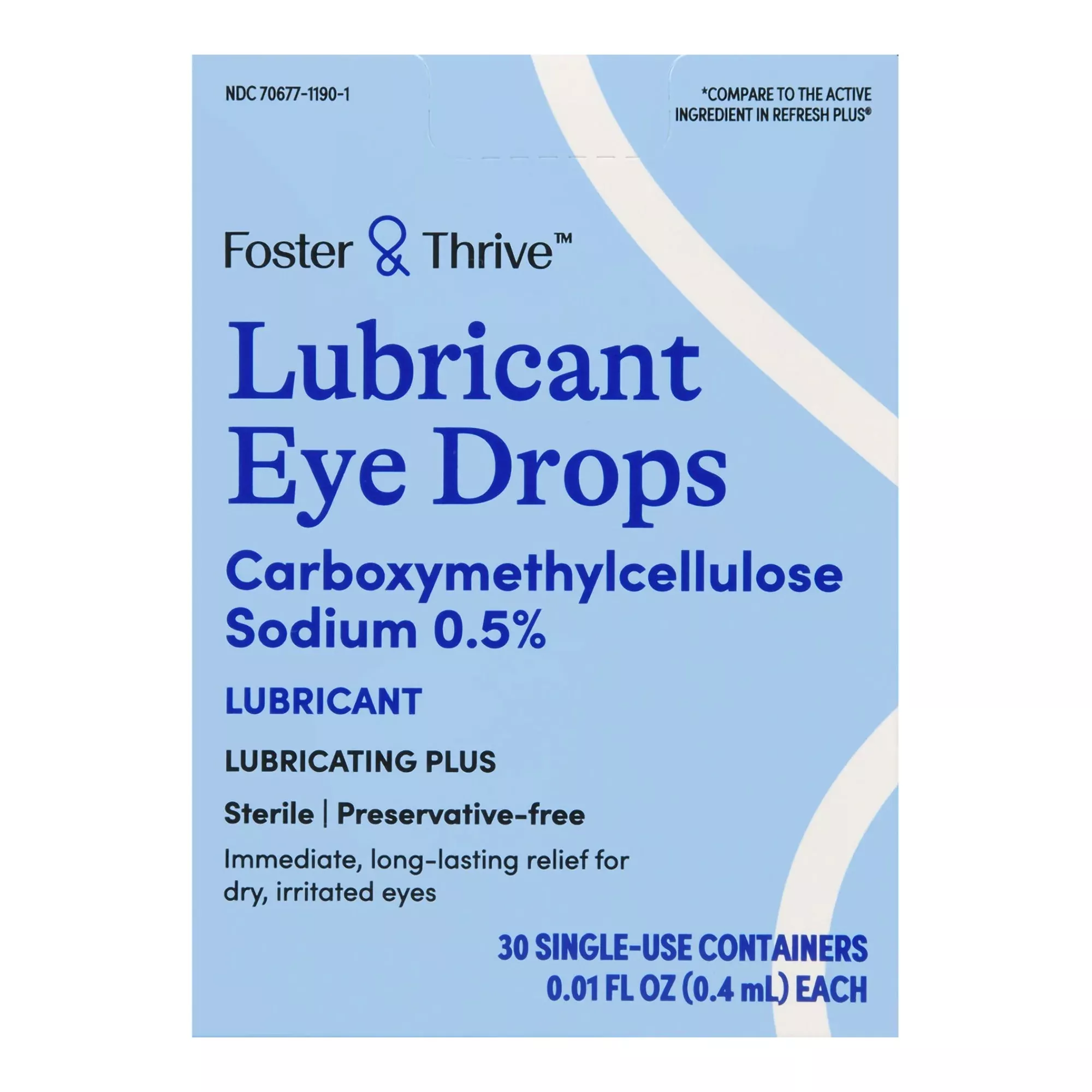 Foster & Thrive™ Lubricating Plus Lubricant Eye Drops Single-Use Containers