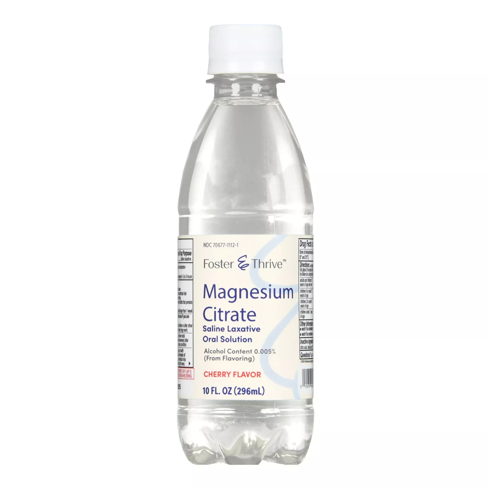 Foster & Thrive™ Magnesium Citrate Saline Laxative Oral Solution Cherry, 10 oz.