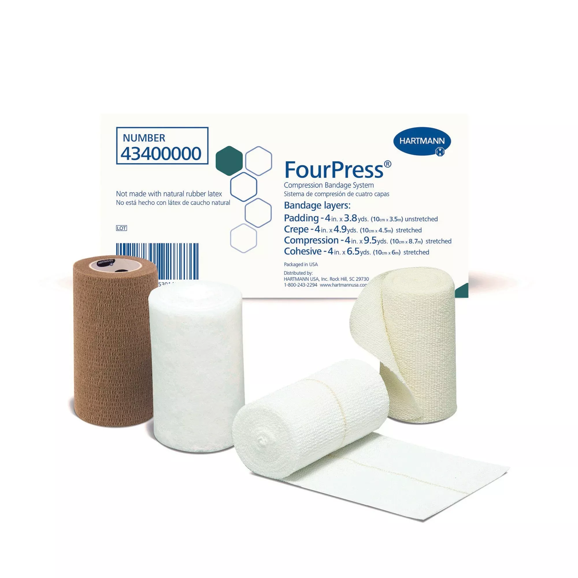 FourPress Four-Layer Compression Bandage System