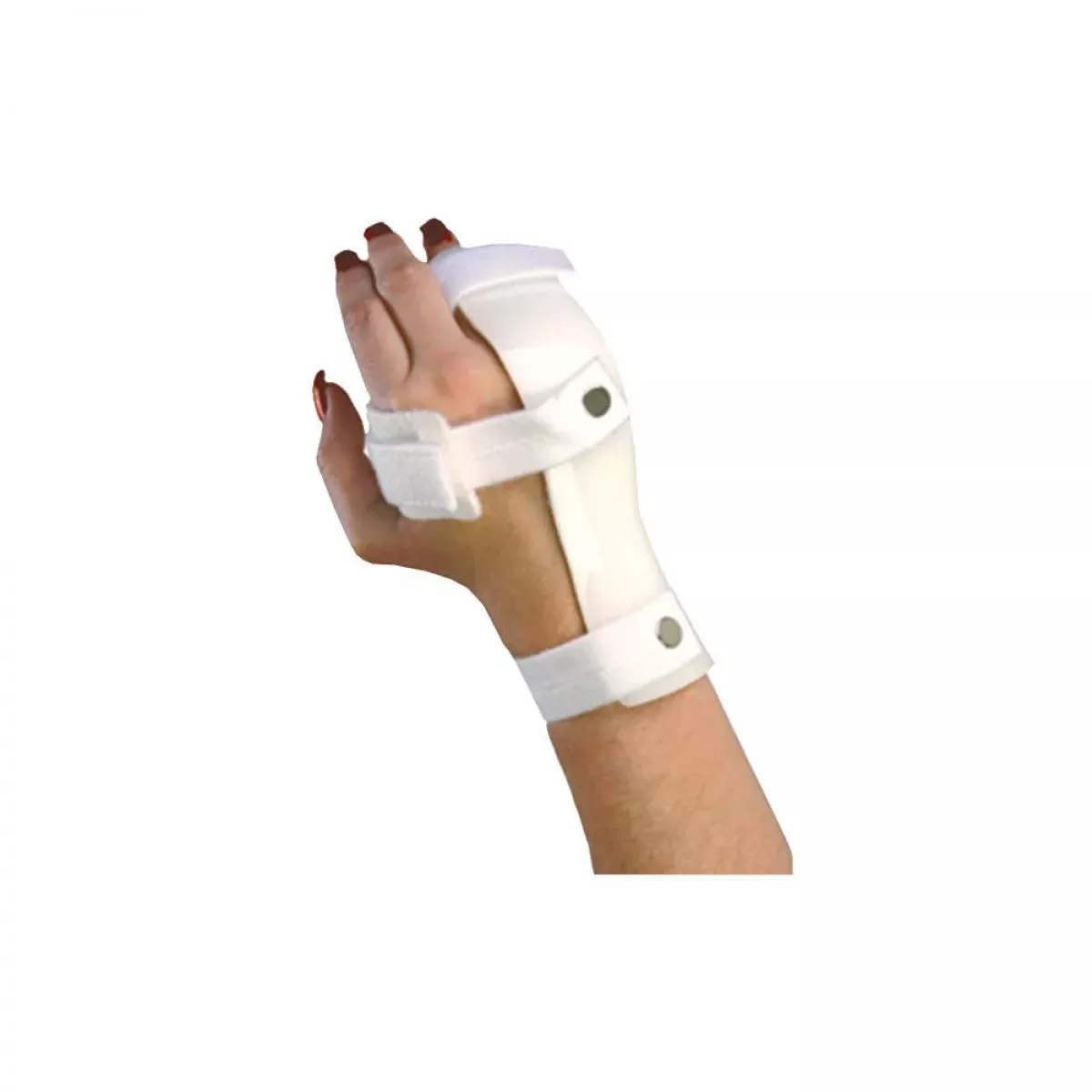 Fracture Brace Boxer Splint, Right White Polyethylene Xlarge 1 Per Each