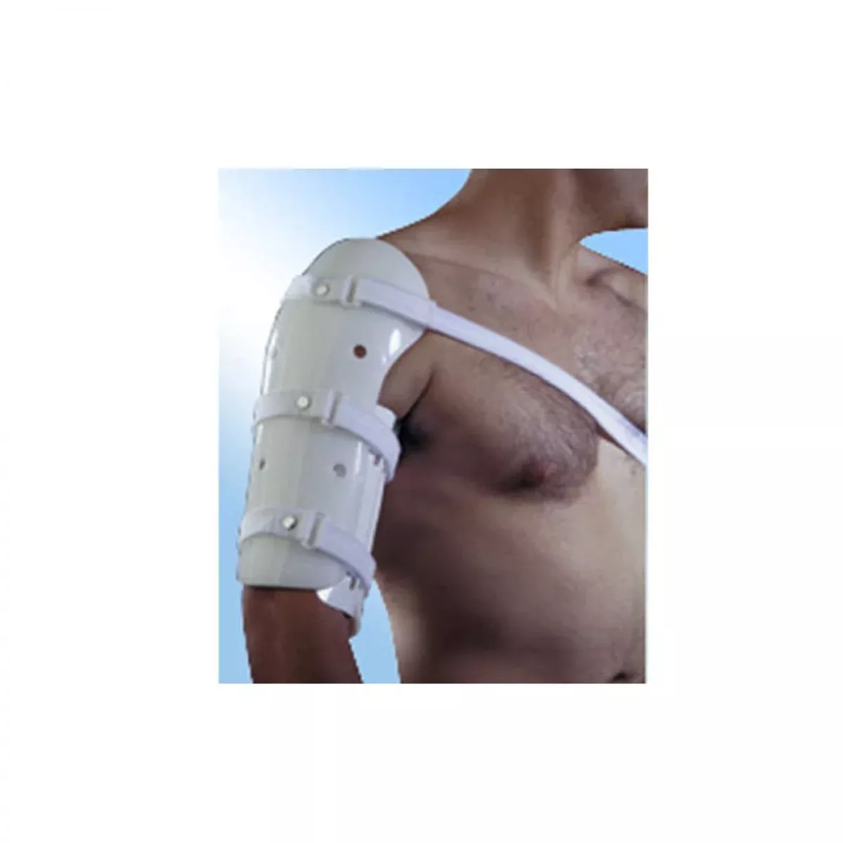 Fracture Brace Humeral, Full Length White Polyethylene Large 1 Per Each