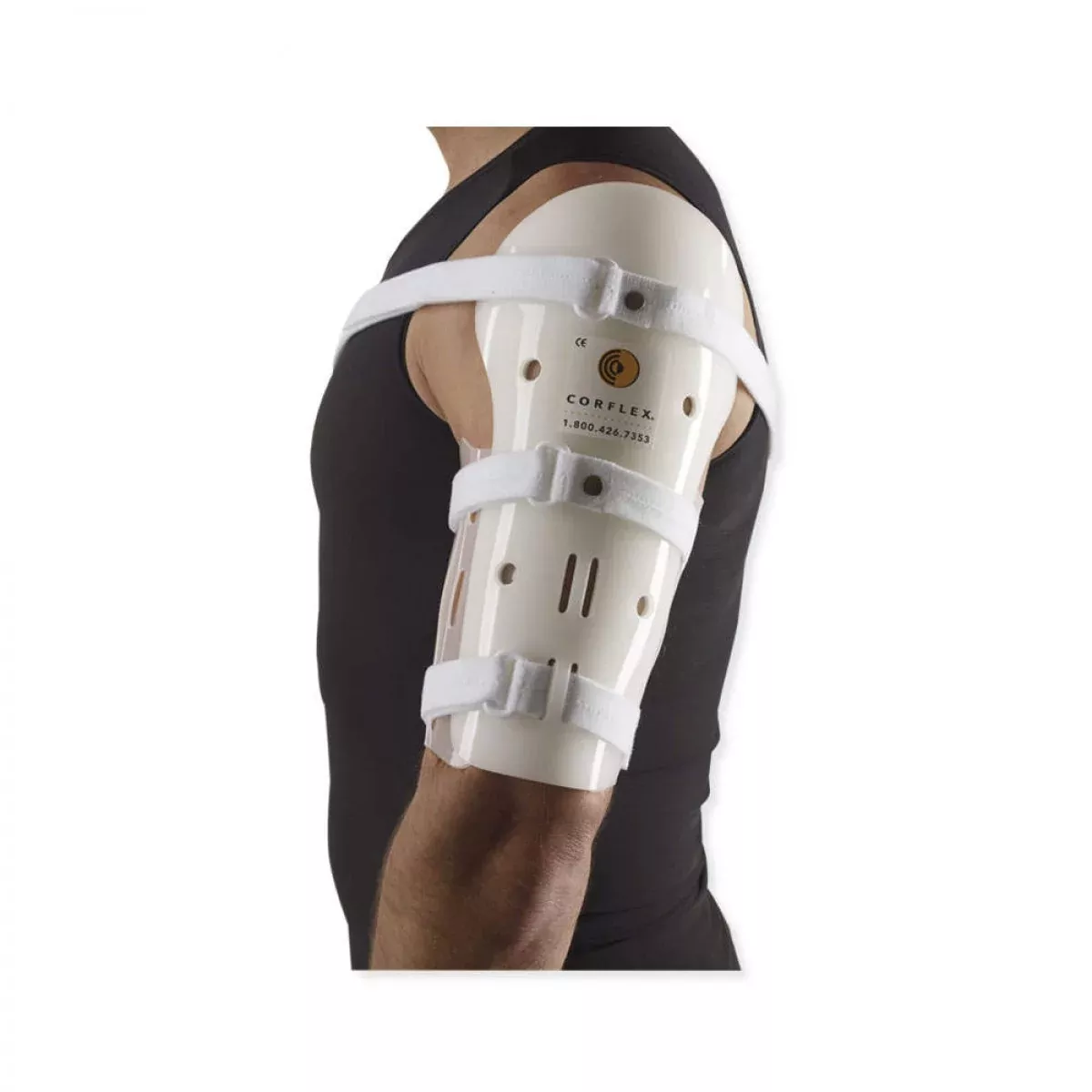 Fracture Brace Humeral, Full Length White Polyethylene Small 1 Per Each