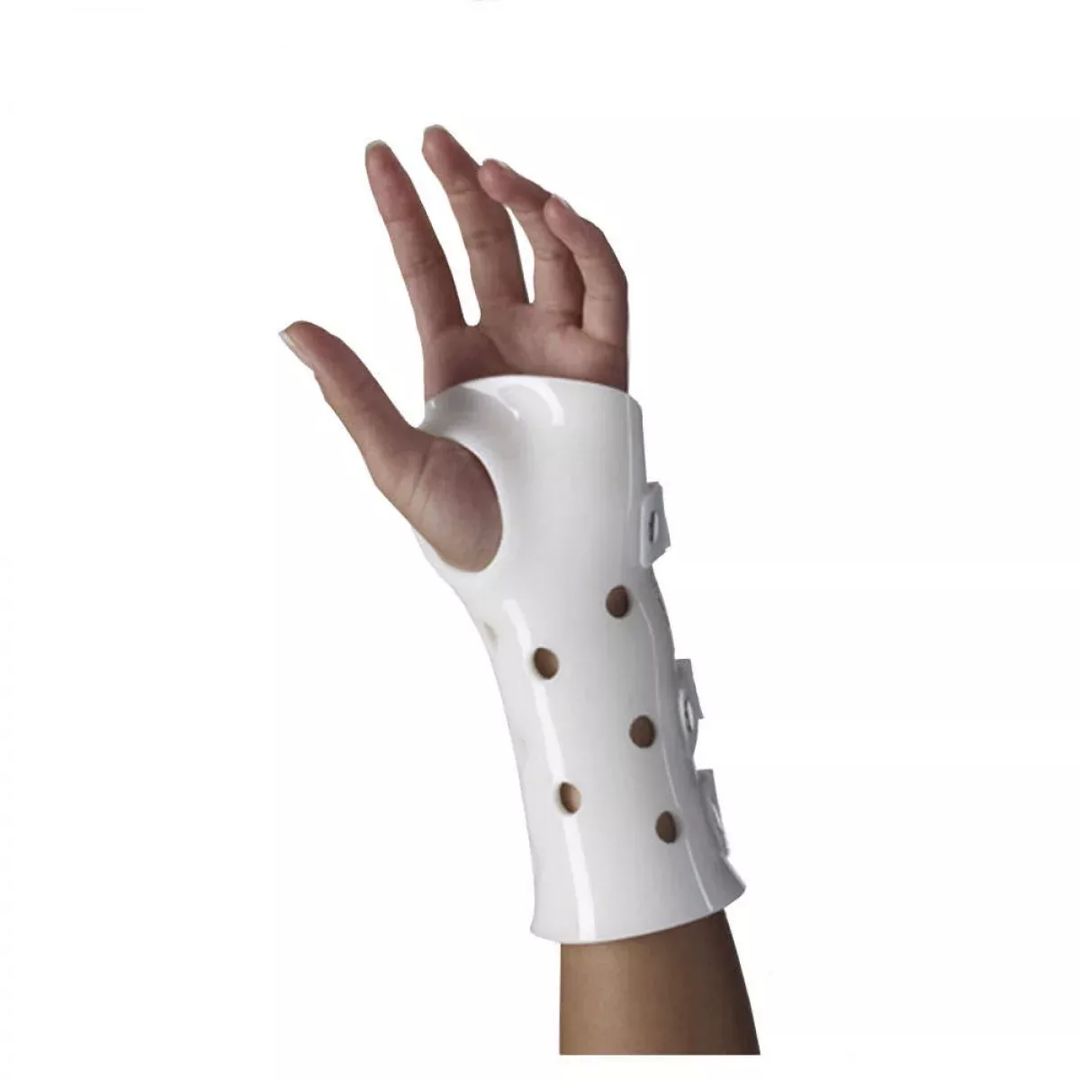 Fracture Brace Wrist Hand, Left White Medium 1 Per Each