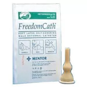 Freedom Cath Latex Self-Adhering Male External Catheter, 23 mm