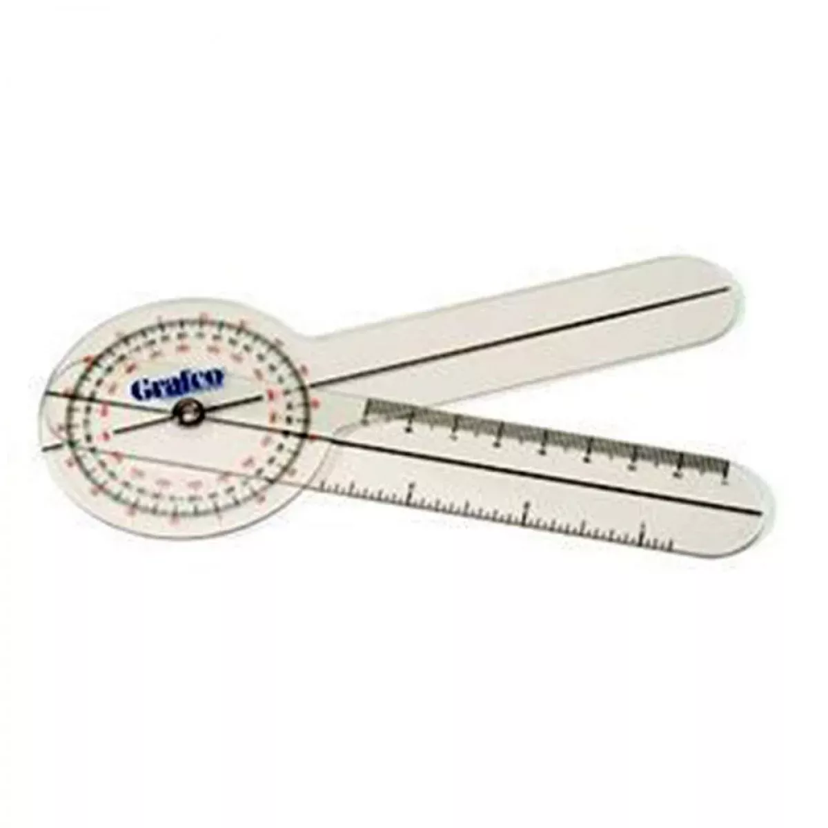 Goniometer 360 Degrees Pocket Clear Plastic 5" 1 Each