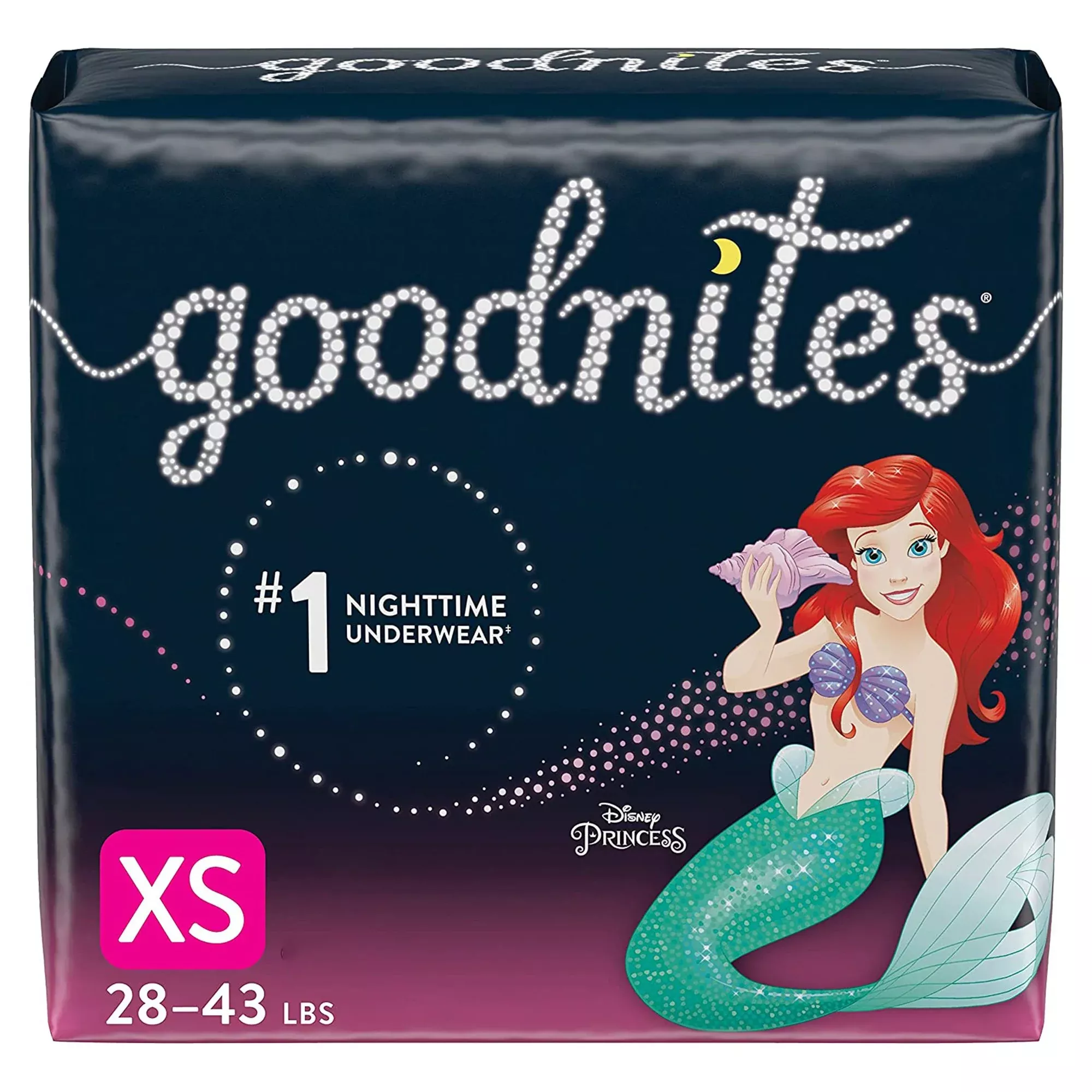Goodnites Girls Heavy Absorbency Nighttime Underwear, Extra Small
