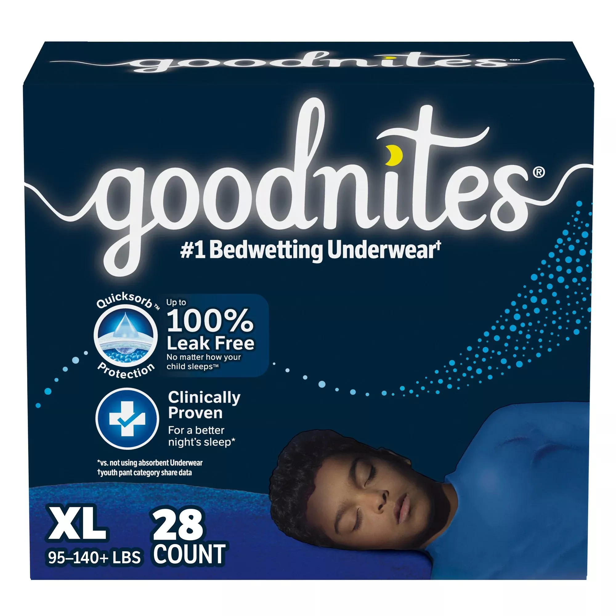 GoodNites Night Time Underwear For Boys, Extra Large