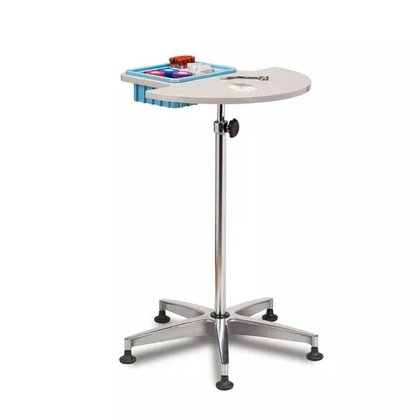 Half Round Stationary ClintonClean Phlebotomy Stand Half Round Stationary ClintonClean Phlebotomy Stand ,1 Each