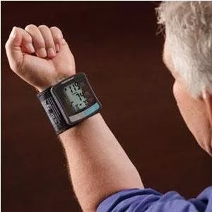 HealthSmart Standard Series Clinically Accurate Universal Automatic Wrist Digital Blood Pressure Monitor with LCD Display