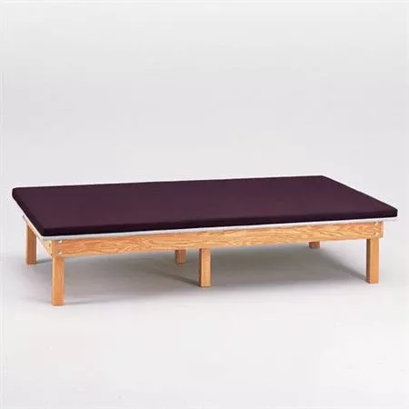 Heavy-Duty Exam Table with Upholstered Platform Top Heavy-Duty Treatment Exam Table with Upholstered Mat Platform Top • 48"W x 84"L x 18"H ,1 Each