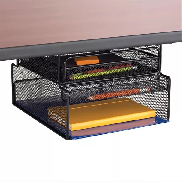 Horizontal Hanging Onyx Solid Top Storage Organizer Mountable • 10.25"W x 12.375"D x 7.25"H ,1 Each