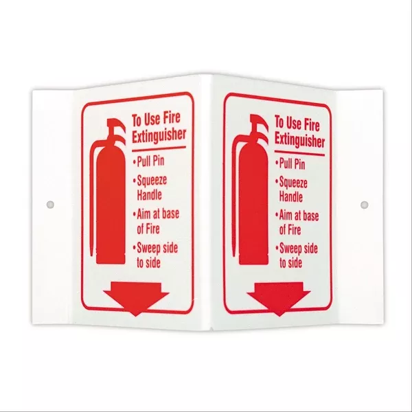 How to Use Fire Extinguisher Glow in the Dark Sign Glow • To use Fire Extinguisher ,1 Each