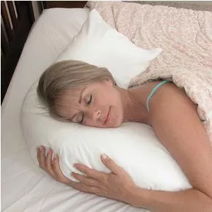 Hugg-A-Pillow, Standard, 17" X 22", White
