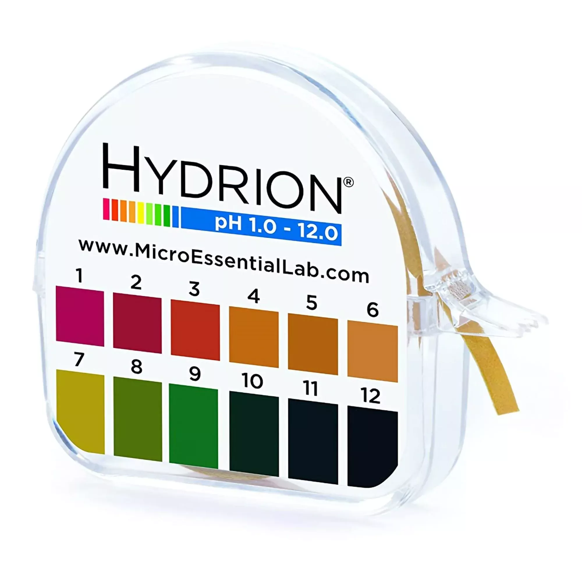 Hydrion pH Paper in Dispenser, 1.0 – 12.0