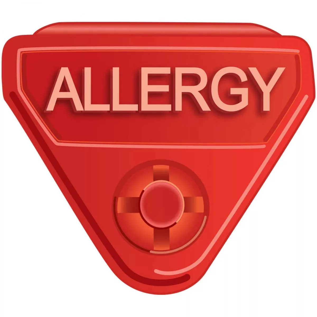 In-A-Snap Alert Wristband Clasp Plastic "Allergy" Embedded Print, Interleaving Design, State Standardization Adult/Pedi Red - 250 Per Package