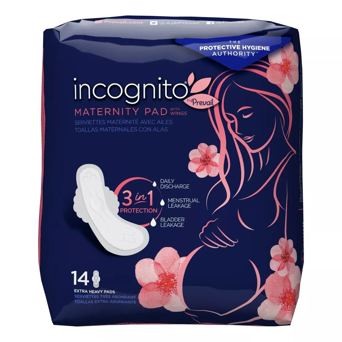 Incognito By Prevail Extra Heavy Maternity Pad