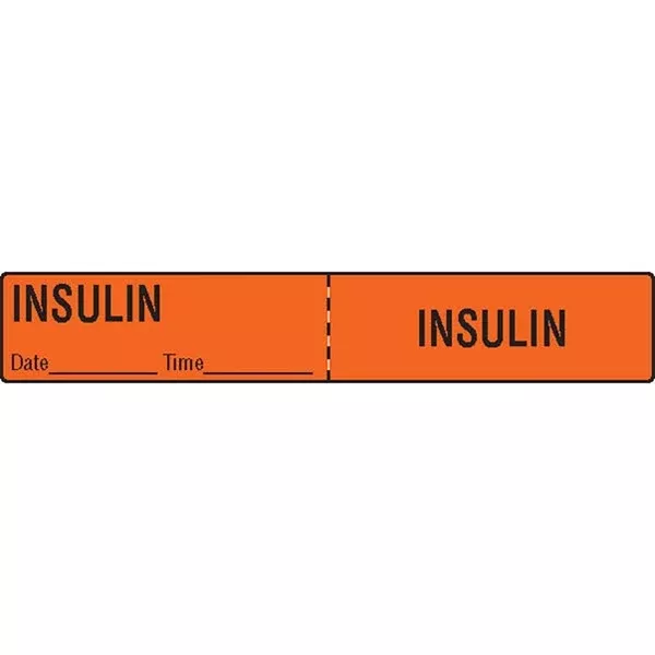 Insulin IV Tubing Medication Label Insulin ,500 / roll
