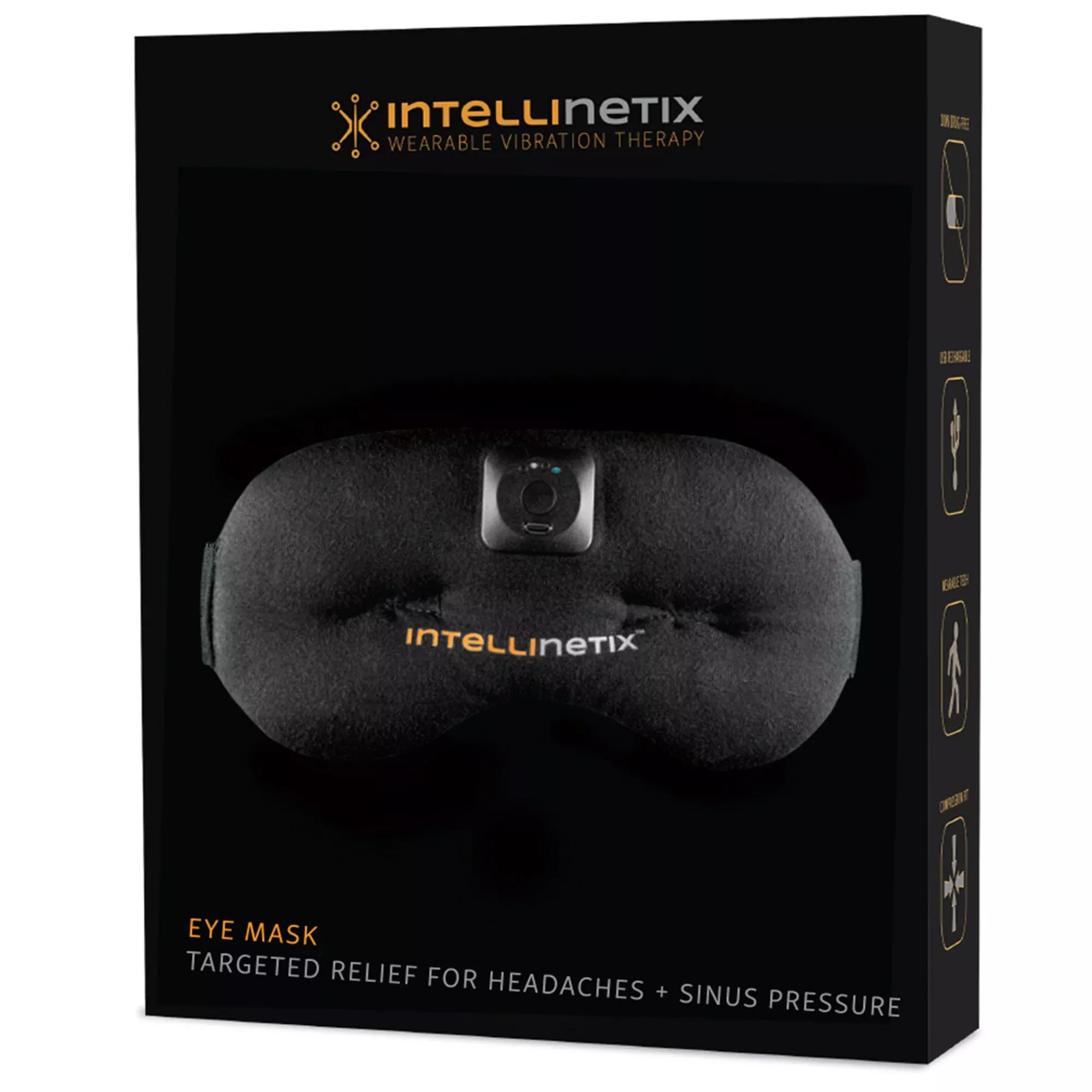 Intellinetix Vibration Therapy Mask, One Size Fits Most