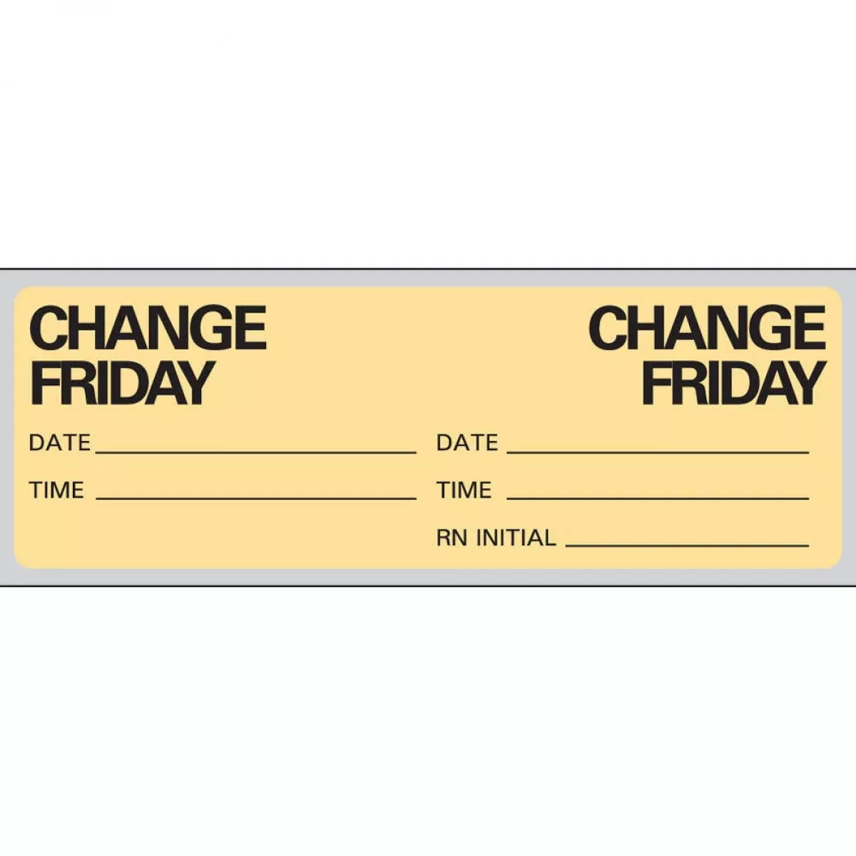 Iv Label Paper Permanent Change Friday 1" Core 2 15/16" X 1 Tan 500 Per Roll