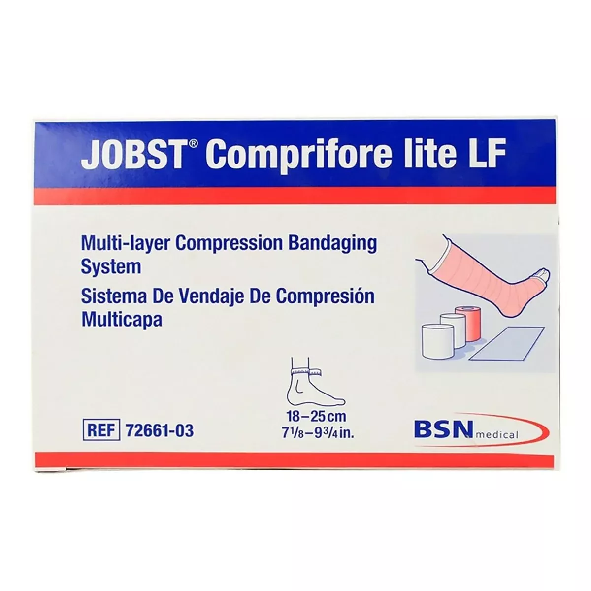 Jobst Comprifore Lite LF No Closure 3 Layer Compression Bandage System