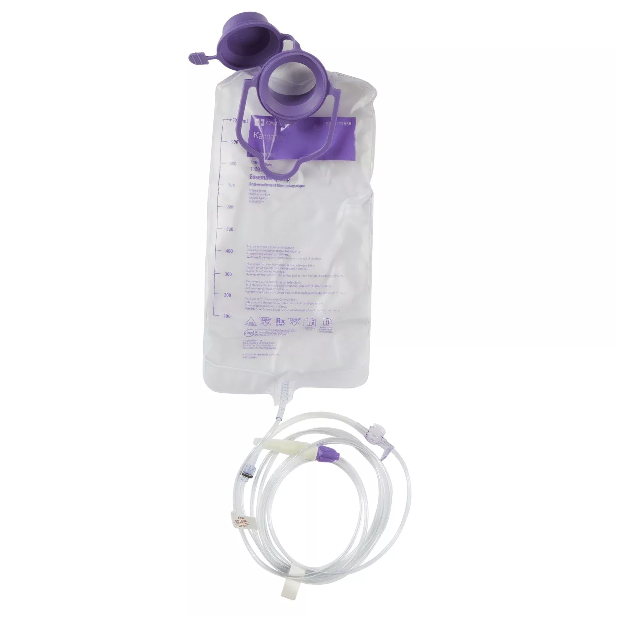 Kangaroo™ ePump Pump Set 1000mL, Non-Sterile, DEHP-Free