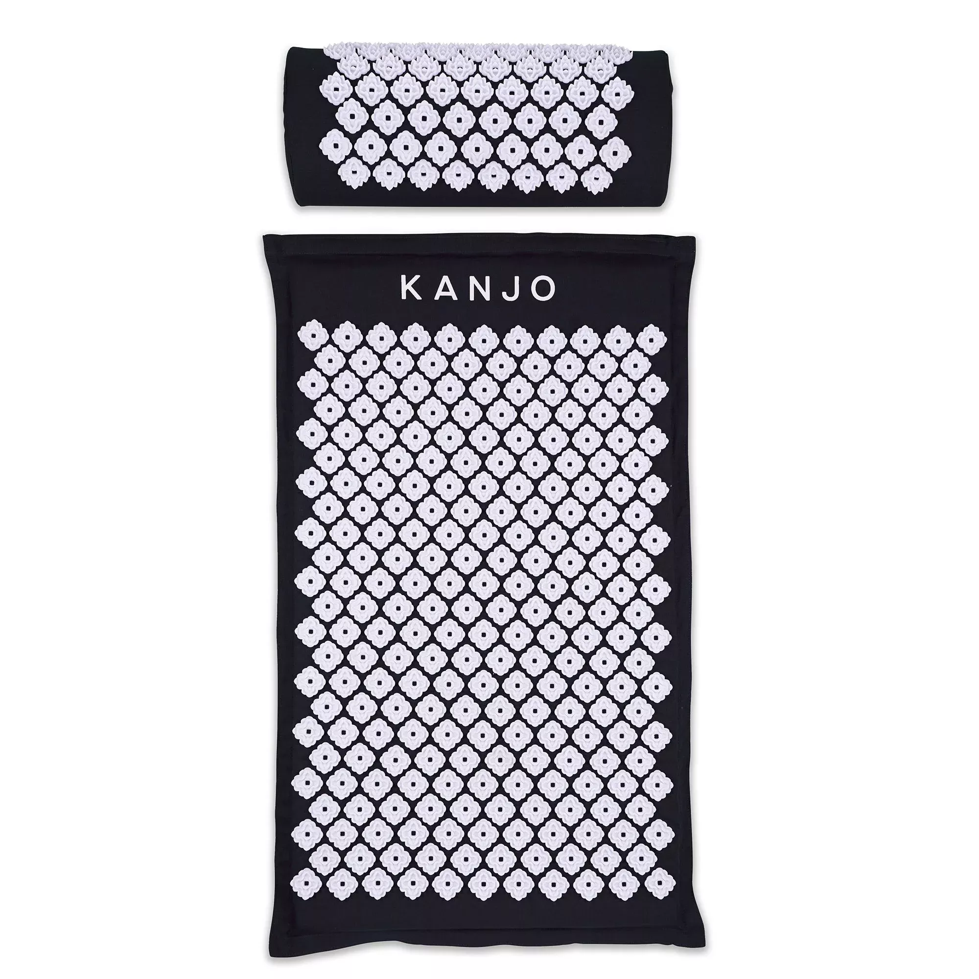 Kanjo Memory Foam Acupressure Mat Set, Black