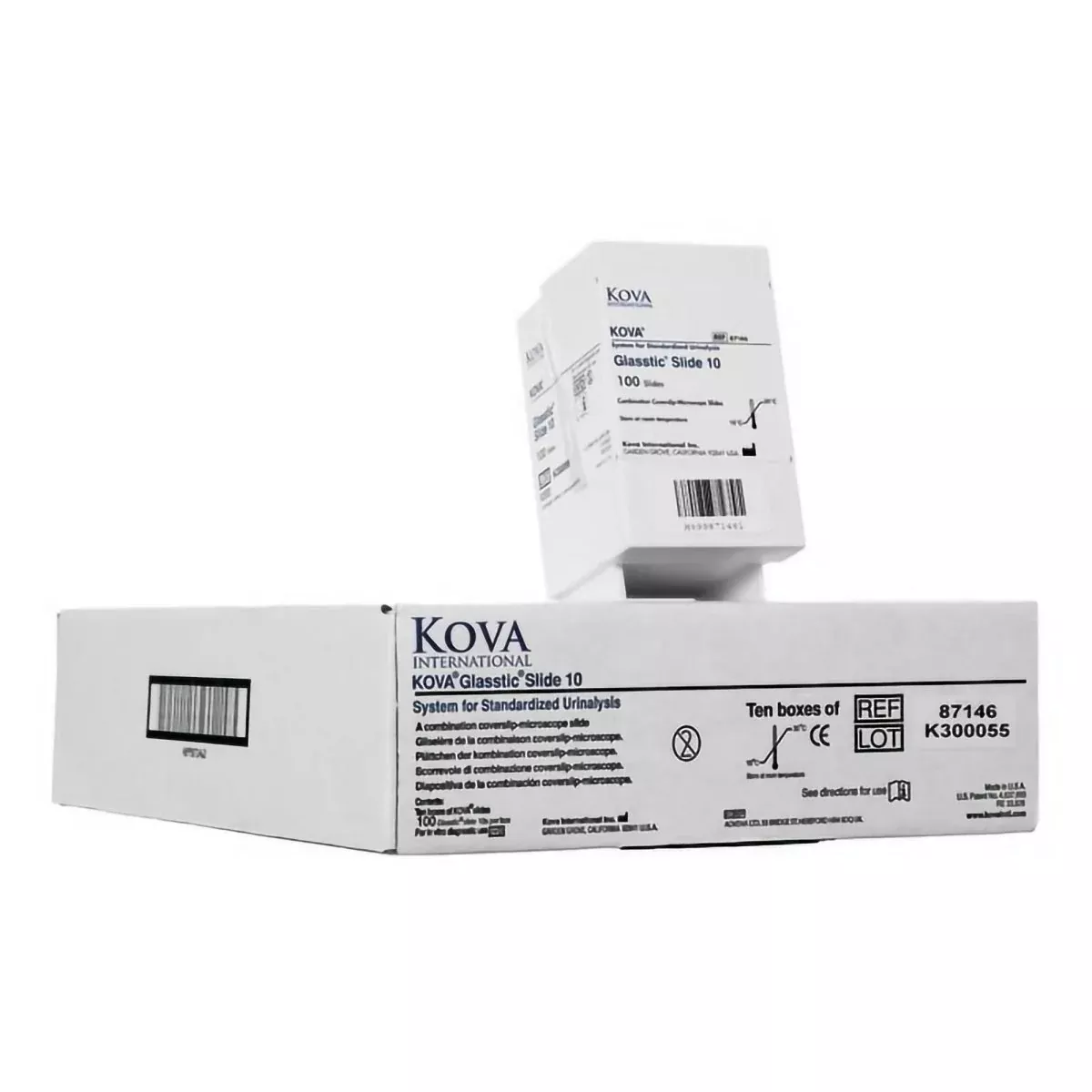 Kova Glasstic Disposable Microscope Slide For Urinalysis