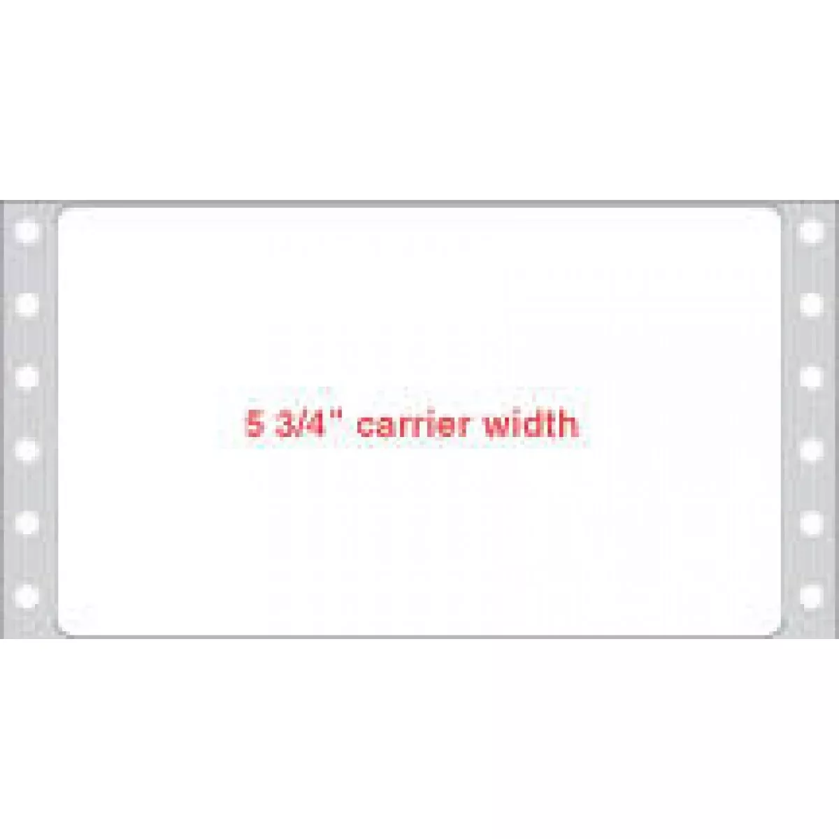 Label Adac-Mars Dot Matrix Paper Permanent 5" X 2 15/16" White 2500 Per Case