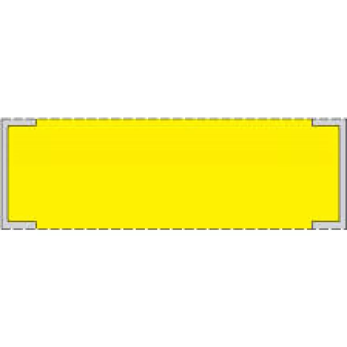 Label Cerner Direct Thermal Paper Removable 3" Core 3 X 1" Yellow 5000 Per Roll, 2 Rolls Per Case