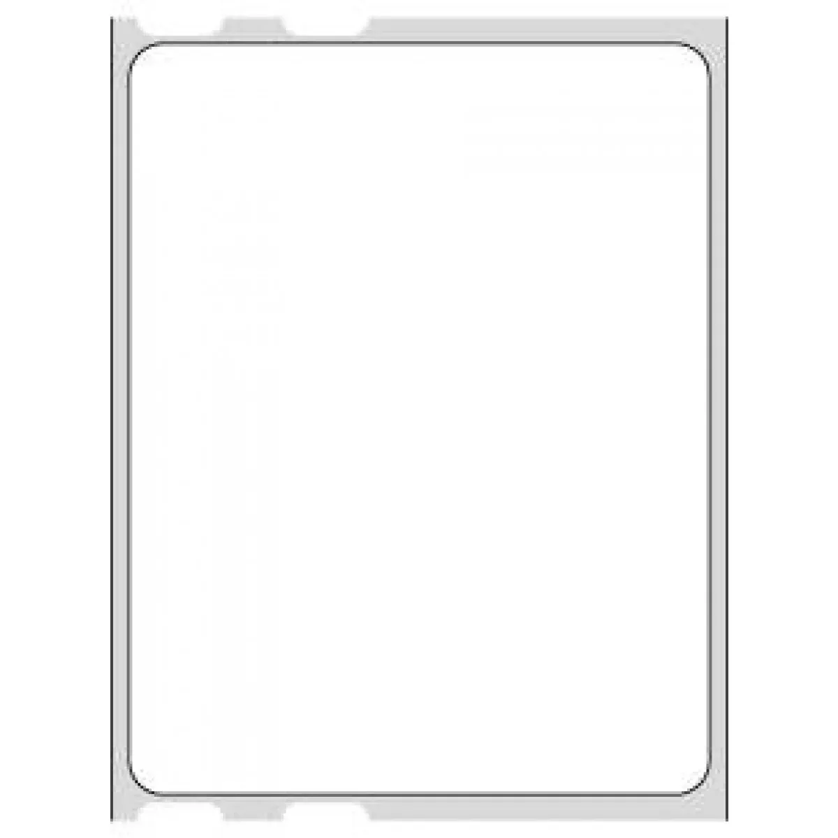 Label Compatible With Dymo Printer Direct Thermal Paper Permanent 1" Core 2 1/8" X 2 3/4 " White 320 Per Roll