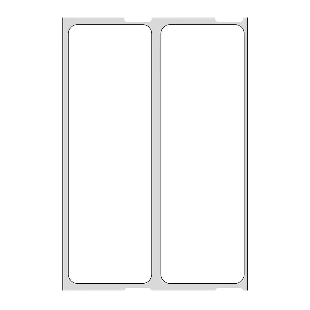 Label Compatible With Dymo Printer Direct Thermal Paper Permanent 2 1" Core 1 1/8" X 3 1/2" White 700 Per Roll