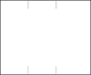 Label Compatible With Monarch 1"185 And Pc5 Guns Paper Permanent 1 X 1.22 White 1000 Per Roll, 12 Rolls Per Box