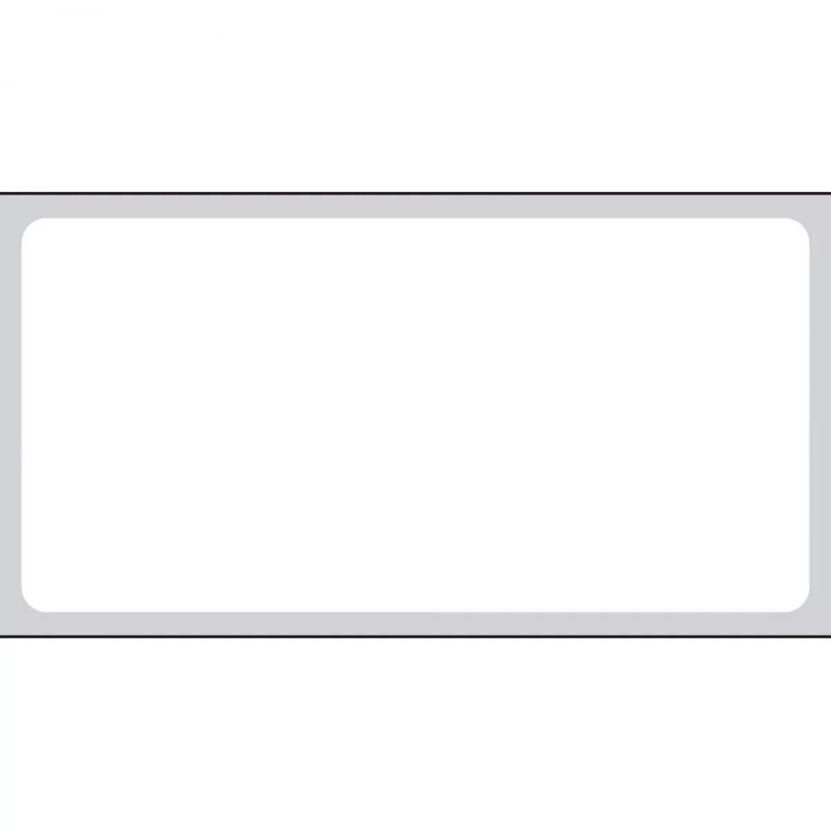 Label Direct Thermal Ir Paper Permanent 3" Core 2" X 1" White 4000 Per Roll, 4 Rolls Per Case