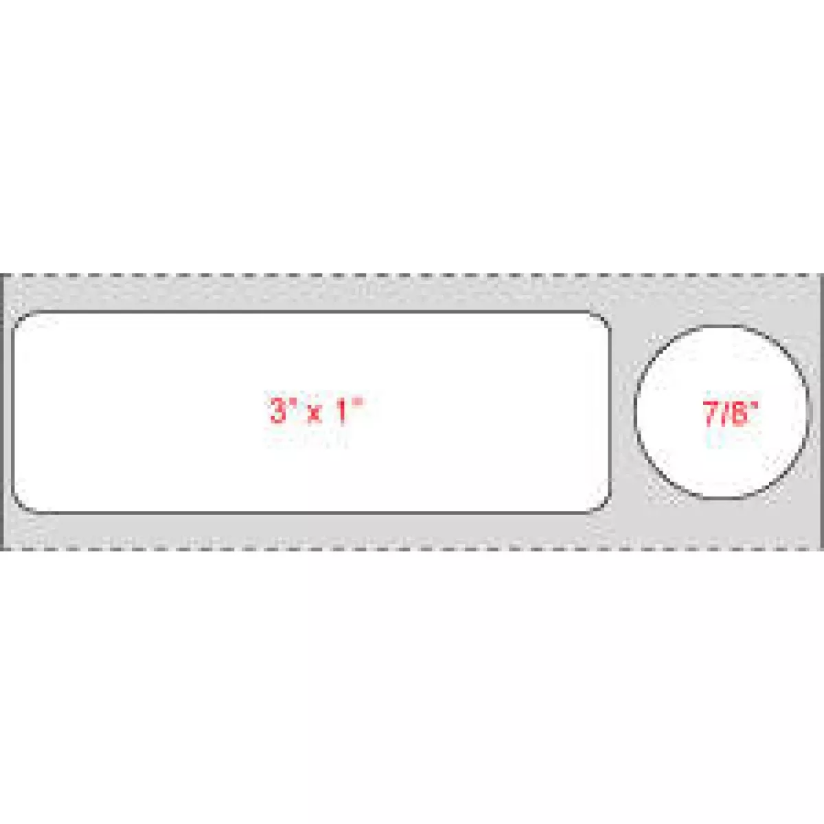 Label Direct Thermal Paper Permanent 1" Core 4" X 1 White 1000 Per Roll