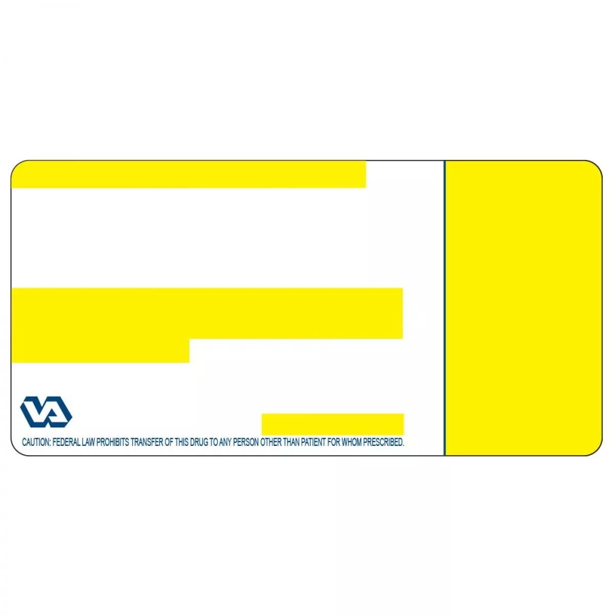 Label Direct Thermal (Paper, Permanent) 2" X 4", 3" Core White/Yellow - 7500 Per Case