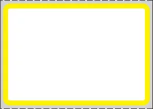 Label Direct Thermal Paper Permanent 3" Core 2" X 1 3/8" White With Yellow 3500 Per Roll, 8 Rolls Per Case