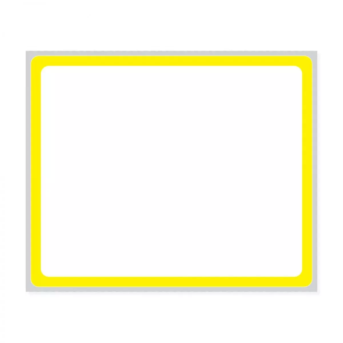 Label Direct Thermal Paper Permanent 3" Core 3 1/2" X 2 7/8" Yellow 1350 Per Roll, 4 Rolls Per Case