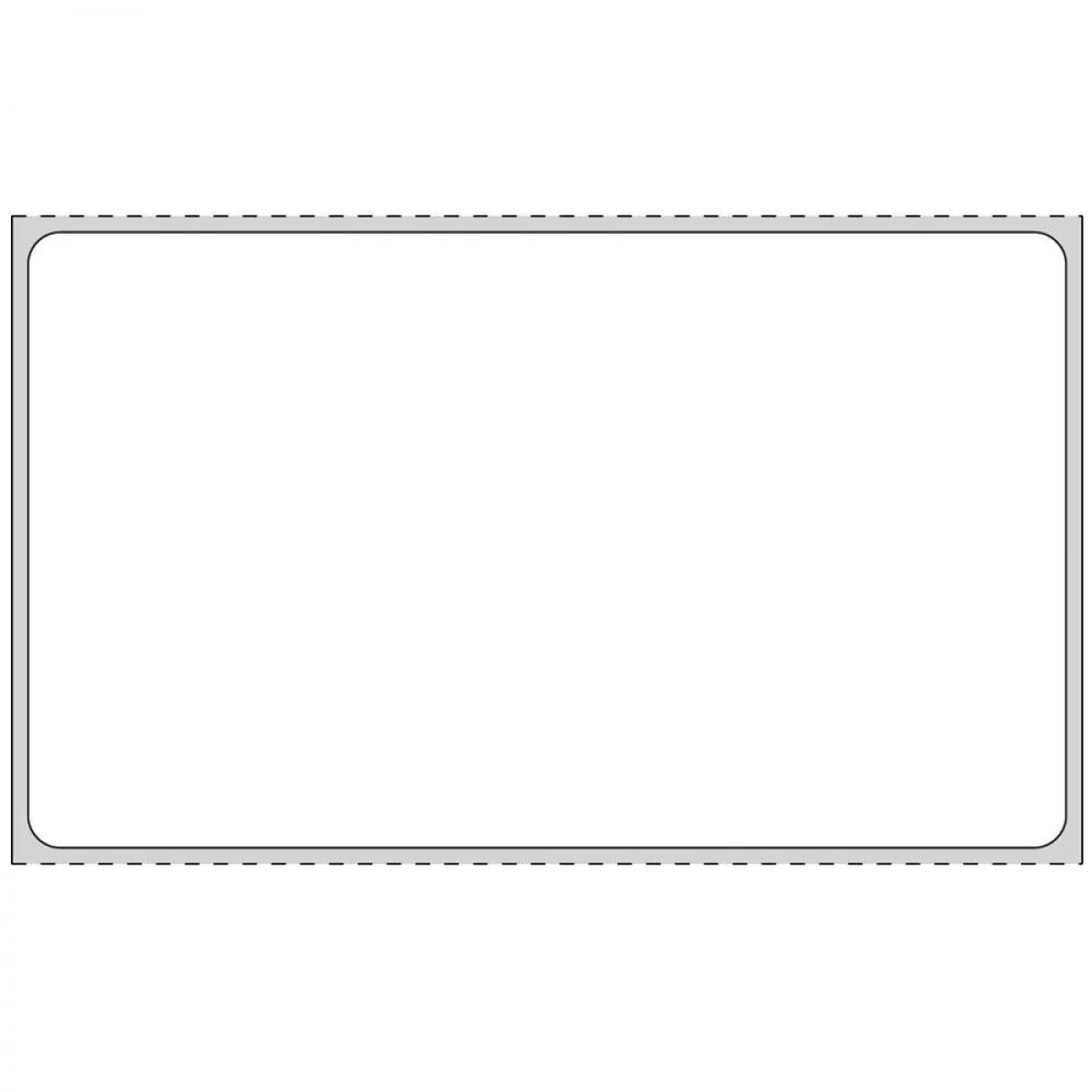 Label Direct Thermal Paper Permanent 3" Core 4" X 2 3/8" White 2000 Per Roll, 8 Rolls Per Case