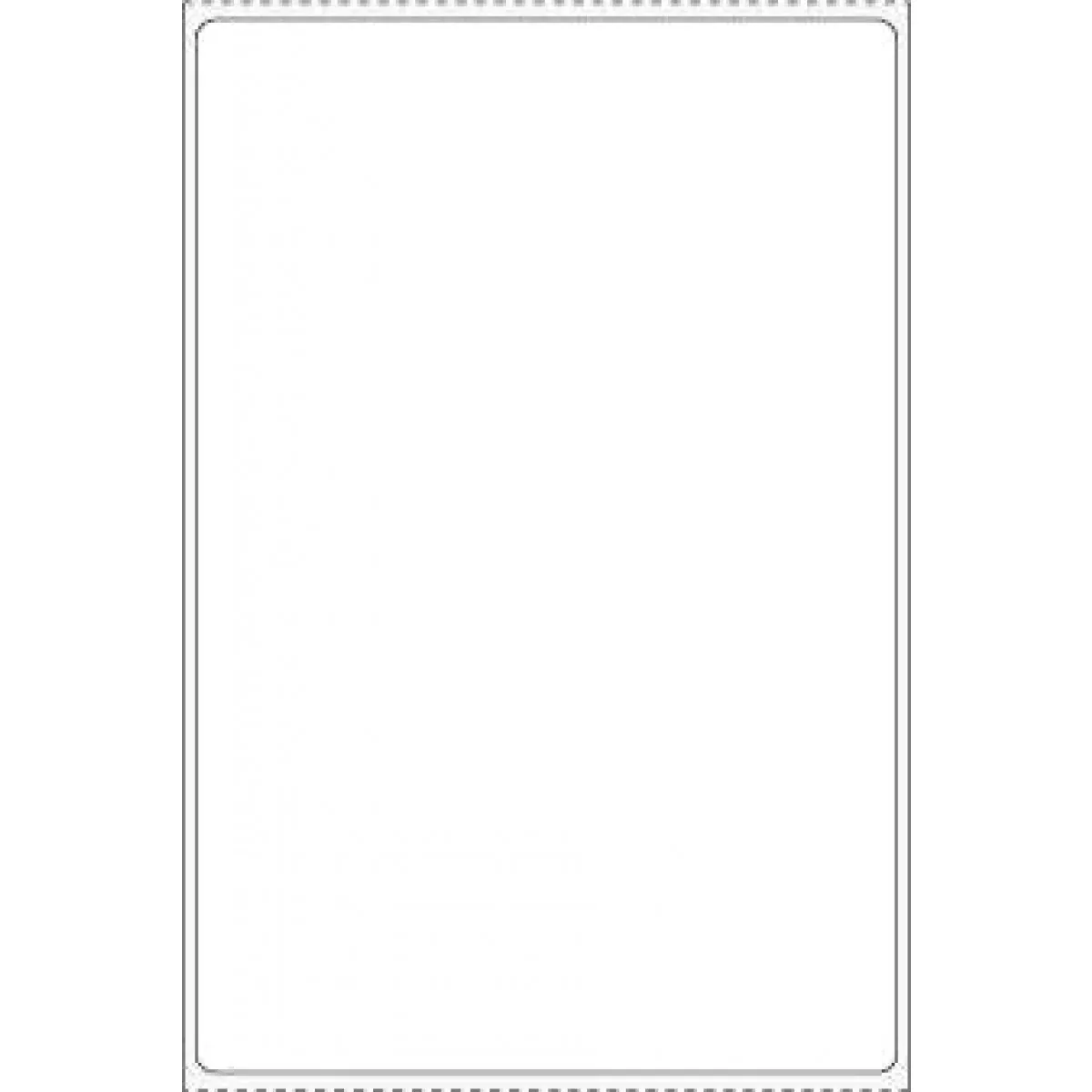 Label Direct Thermal Paper Permanent 3" Core 4" X 6" White 1000 Per Roll, 8 Rolls Per Case
