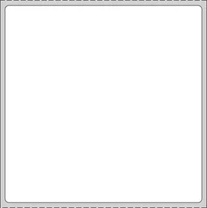 Label Direct Thermal Paper Removable 3"" Core 3 X 3 White 1500 Per Roll, 8 Rolls Per Case
