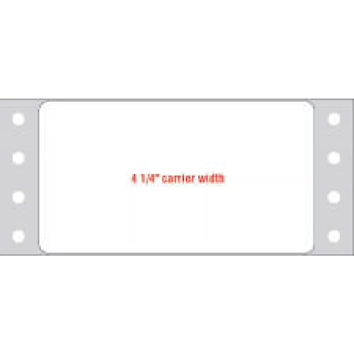 Label Dot Matrix Paper Permanent 3 1/2" X 1.9375 White 5000 Per Case