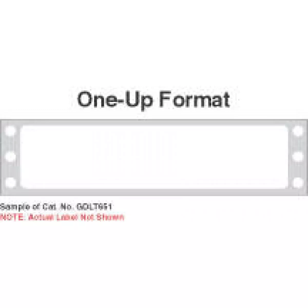 Label Dot Matrix Paper Permanent 3 1/2" X 7/16" White 10000 Per Case