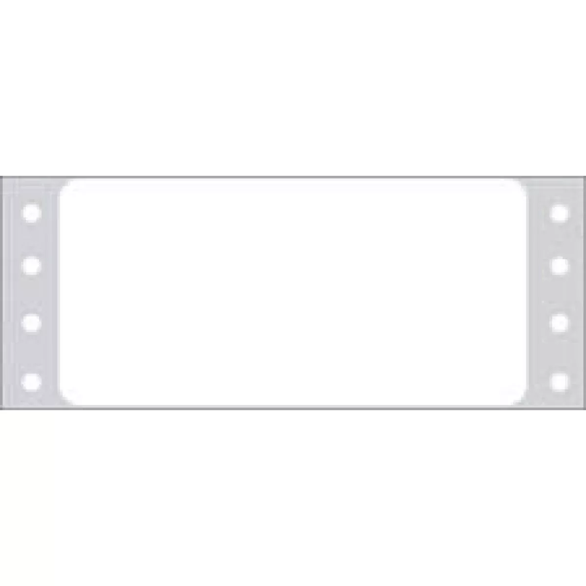 Label Dot Matrix Paper Permanent 4" X 1.9375 White 5000 Per Case